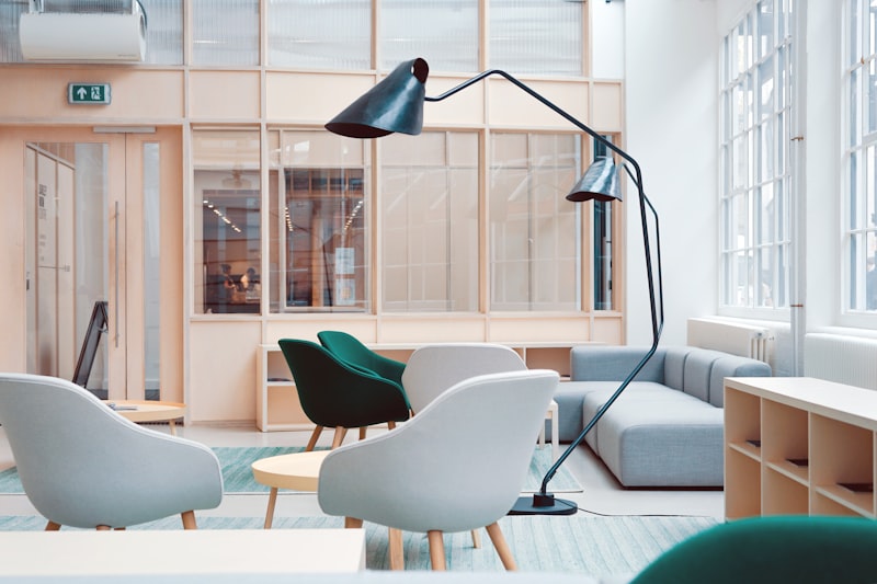 Business traveller workspace